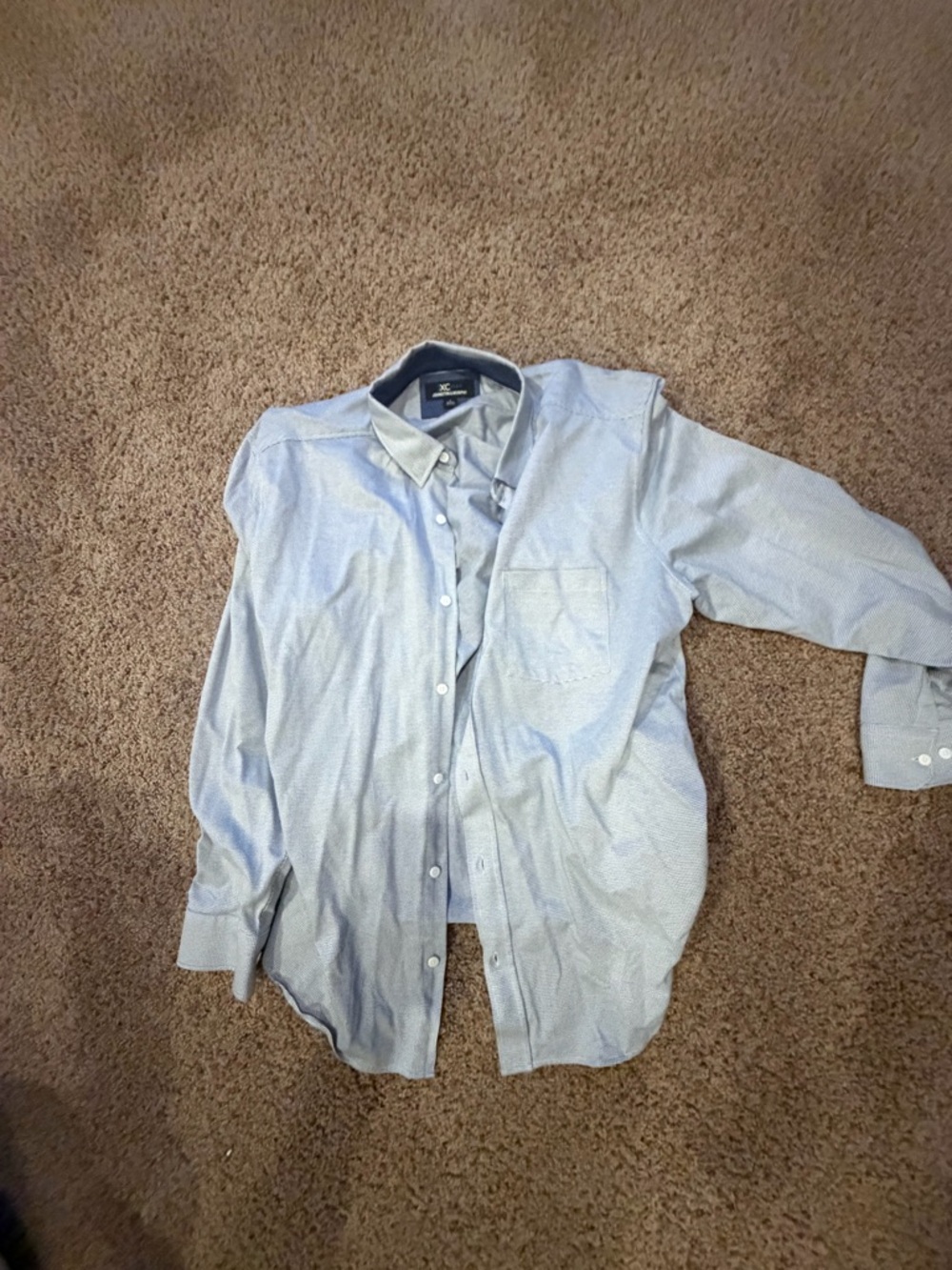 Johnston & Murphy Light Blue Men's Dress Shirt
